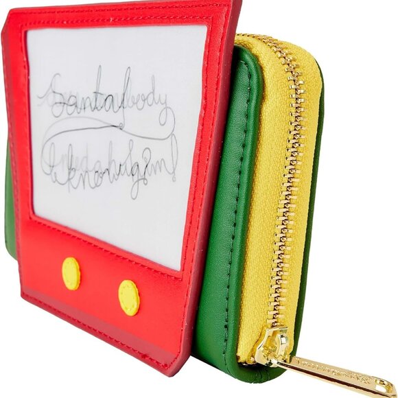 Vegan Leather Wallet 20th Anniversary Elf Cosplay Zip Around with Card Slots - Picture 4 of 6